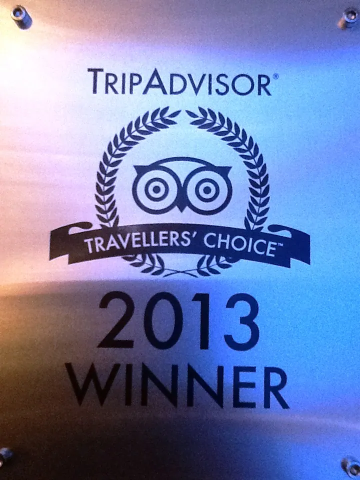 TripAdvisor Travellers' Choice — 2013 Winner
